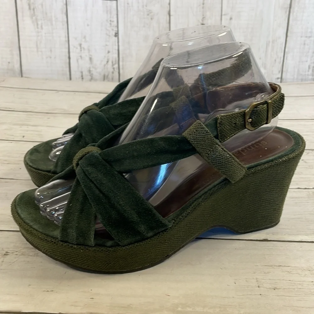Sundance Forest Green Suede and 